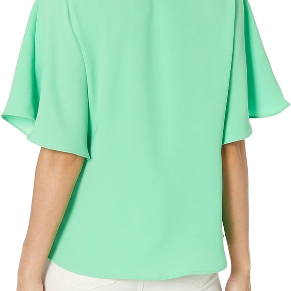 Trina Turk Amour Green Blouse MSRP $198​ - Picture 2 of 6